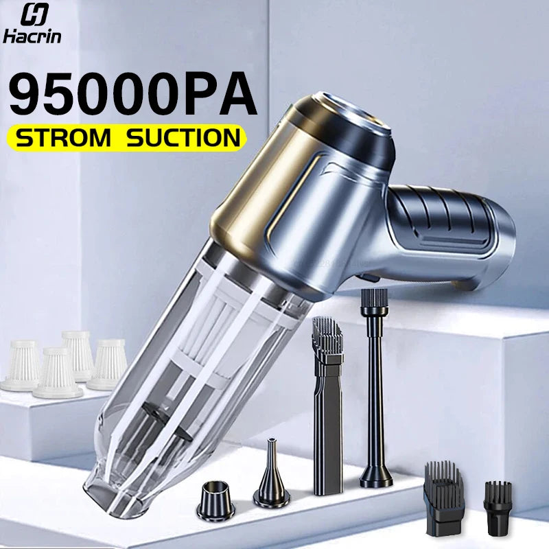 Car Vacuum Cleaner 95000PA Portable & Wireless