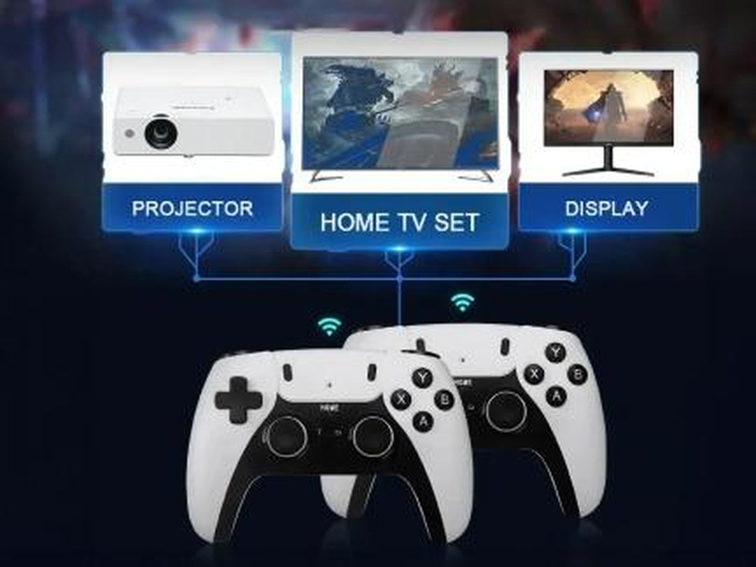 Boltz Retrostick - 4K Retro Gaming Console with 20,000+ Classic Games and Wireless Controllers