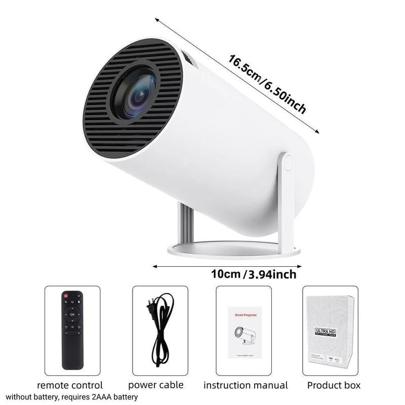 HY300 Pro Portable Projector - Bluetooth 180° Adjustable