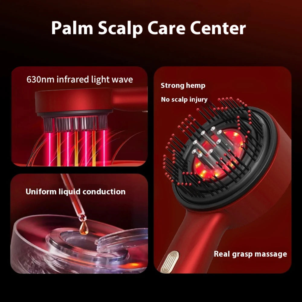 Electric Massage Comb - Liquid Oil Applicator