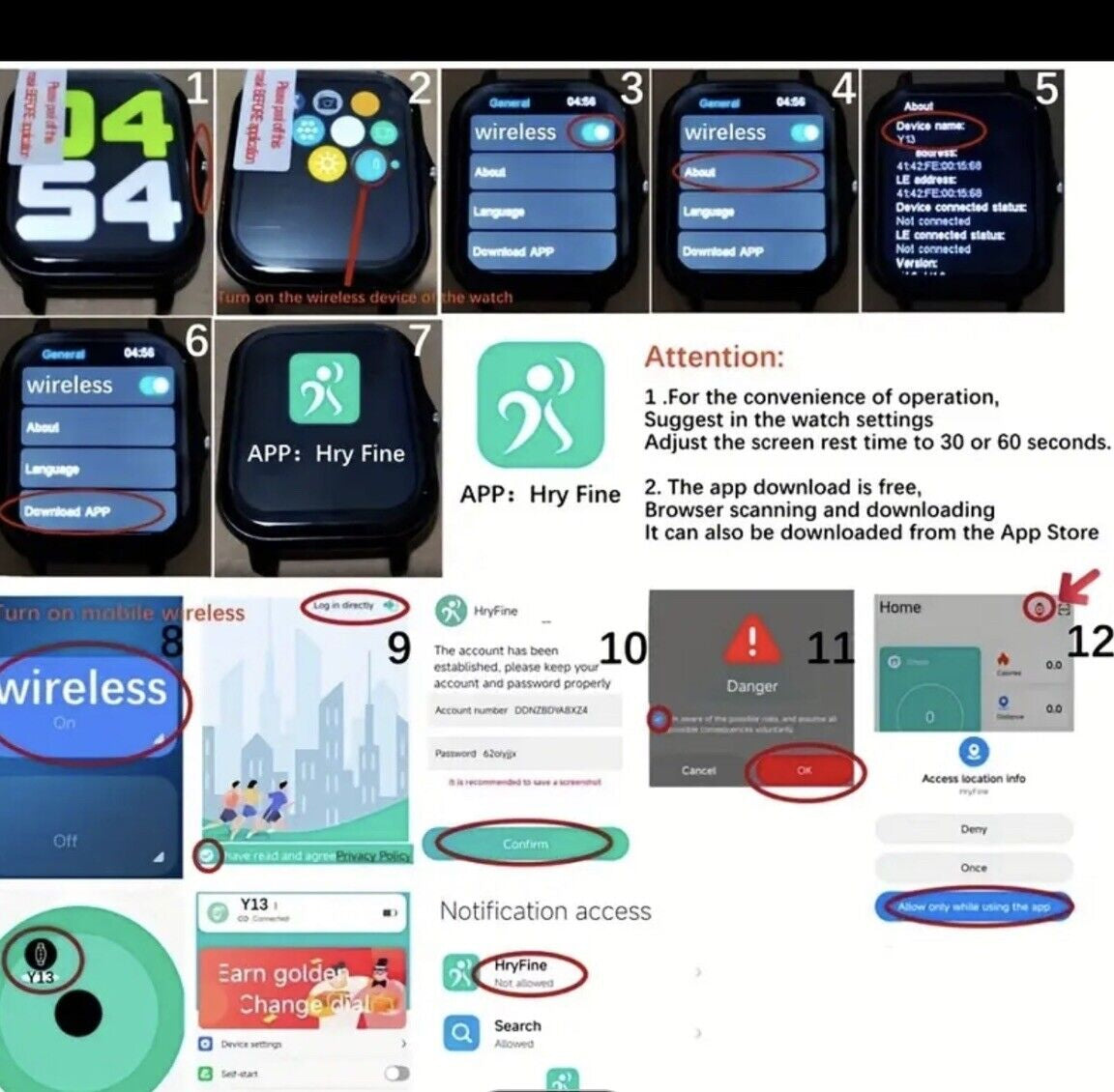 Smart Fitness Watche
