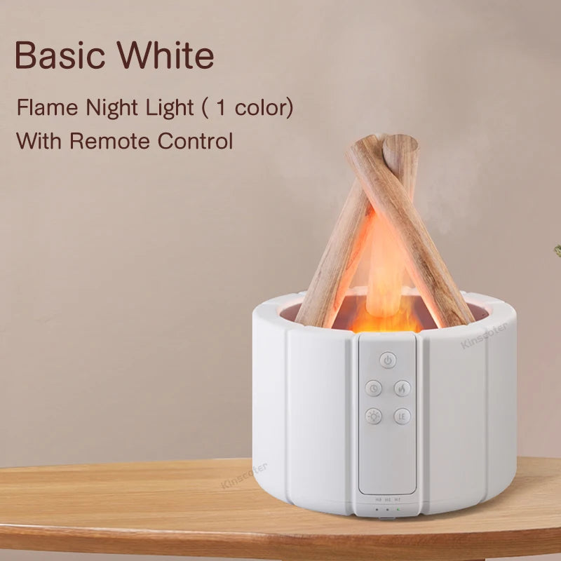 LED Essential Oil Lamp Diffuser - Bonfire Air Humidifier
