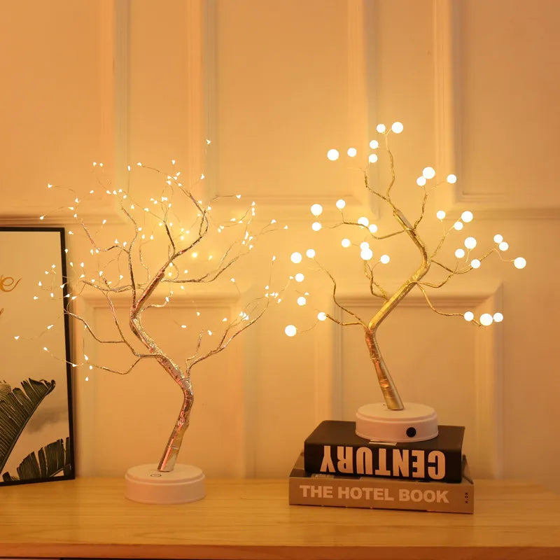 Led Tabletop Tree Lamp