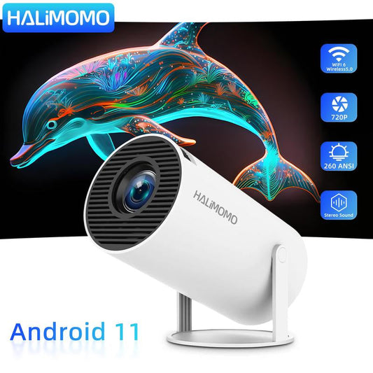 HY300 Pro Portable Projector - Bluetooth 180° Adjustable
