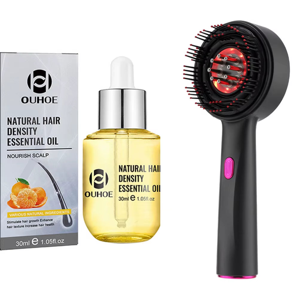 Electric Massage Comb - Liquid Oil Applicator