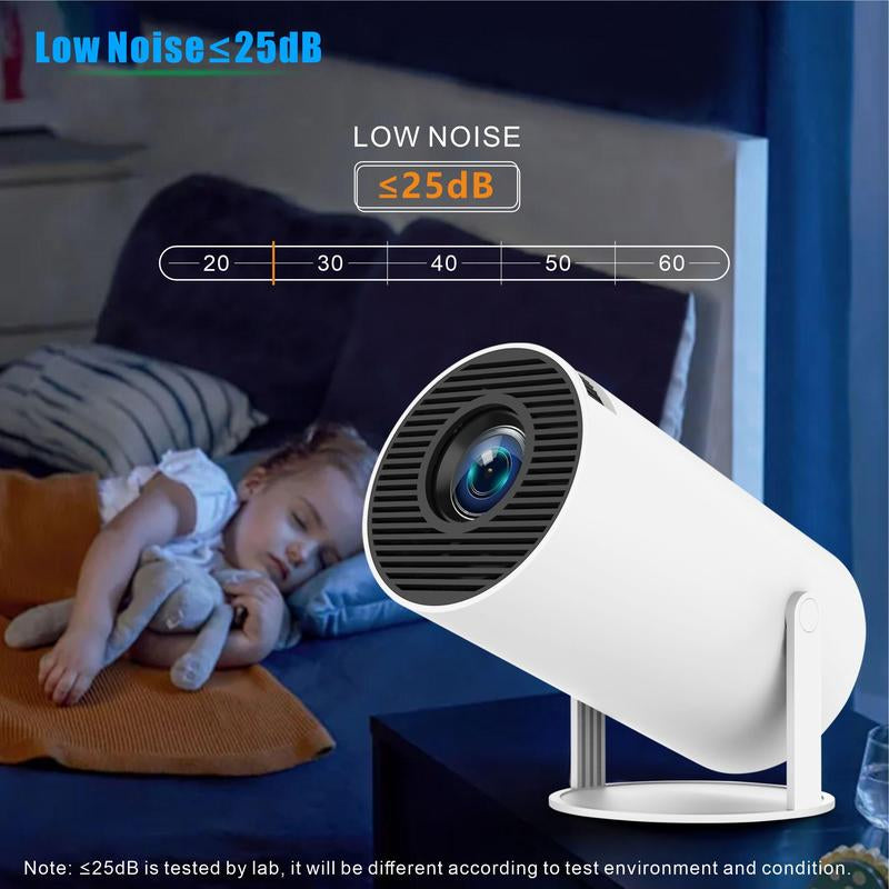 HY300 Pro Portable Projector - Bluetooth 180° Adjustable