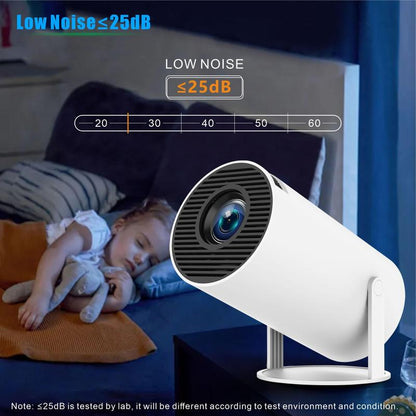 HY300 Pro Portable Projector - Bluetooth 180° Adjustable