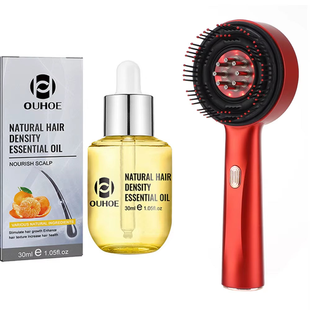 Electric Massage Comb - Liquid Oil Applicator