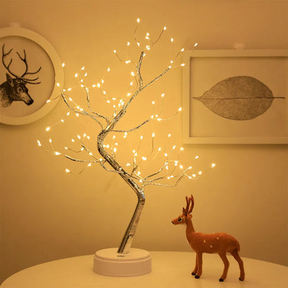 Led Tabletop Tree Lamp