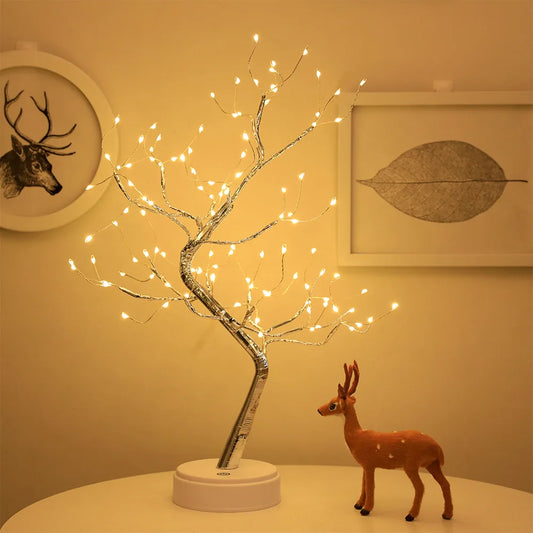 Led Tabletop Tree Lamp