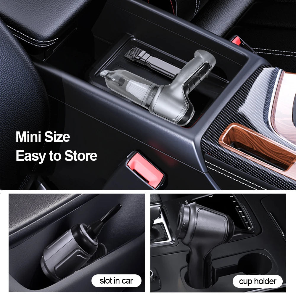 Car Vacuum Cleaner 95000PA Portable & Wireless